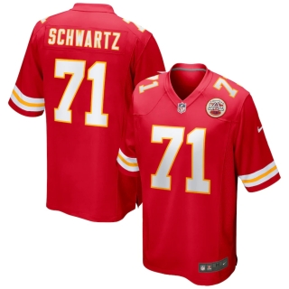 Men's Kansas City Chiefs Mitchell Schwartz Nike Red Game Jersey