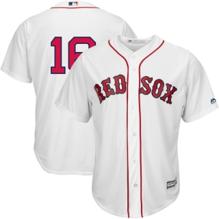 Men's Boston Red Sox Andrew Benintendi Majestic White Home Official Cool Base Replica Player Jersey