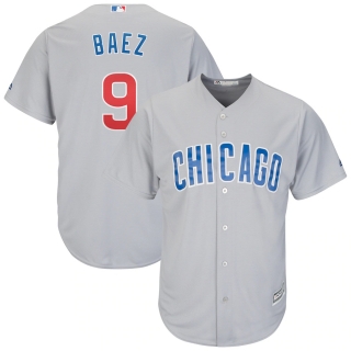 Javier Baez Chicago Cubs Majestic Away Cool Base Player Replica Jersey - Gray