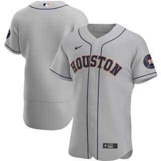 Men's Houston Astros Nike Gray Road 2020 Authentic Team Jersey