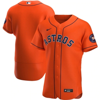 Men's Houston Astros Nike Orange Alternate 2020 Authentic Team Jersey