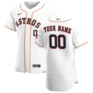 Men's Houston Astros Nike White 2020 Home Authentic Custom Jersey