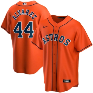 Men's Houston Astros Yordan Alvarez Nike Orange Alternate 2020 Replica Player Jersey