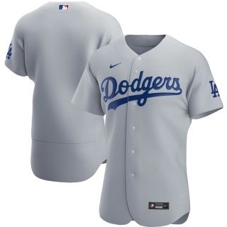 Men's Los Angeles Dodgers Nike Gray Alternate 2020 Authentic Team Jersey