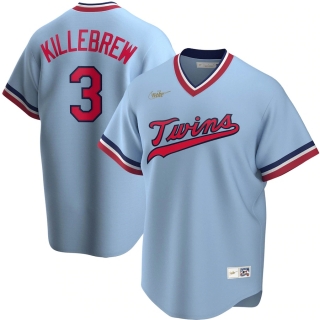 Men's Minnesota Twins Harmon Killebrew Nike Light Blue Road Cooperstown Collection Player Jersey