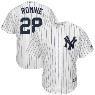 Men's New York Yankees Austin Romine Majestic Home White Cool Base Replica Player Jersey