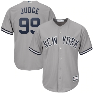 Men's New York Yankees Aaron Judge Gray Big & Tall Replica Player Jersey