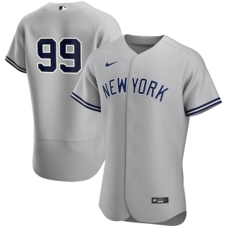 Men's New York Yankees Aaron Judge Nike Gray Road 2020 Authentic Player Jersey