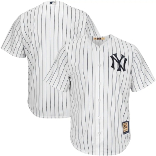 Men's New York Yankees Majestic White Navy Home Cooperstown Cool Base Team Jersey