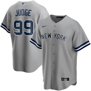 Men's New York Yankees Aaron Judge Nike Gray Road 2020 Replica Player Name Jersey