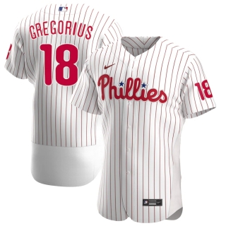 Men's Philadelphia Phillies Didi Gregorius Nike White Home 2020 Authentic Player Jersey