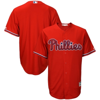 Men's Philadelphia Phillies Majestic Scarlet Alternate Official Cool Base Team Jersey