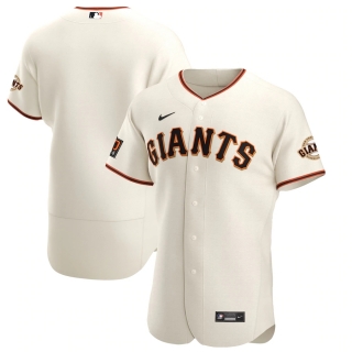 Men's San Francisco Giants Nike Cream Home 2020 Authentic Team Jersey