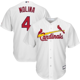 Men's St Louis Cardinals Yadier Molina White Big & Tall Replica Player Jersey