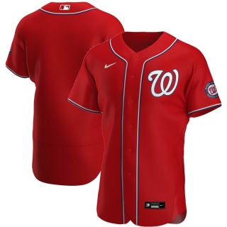 Men's Washington Nationals Nike Red Alternate 2020 Authentic Team Jersey