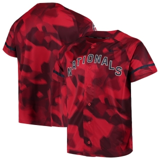 Men's Washington Nationals Nike Red Camo Jersey