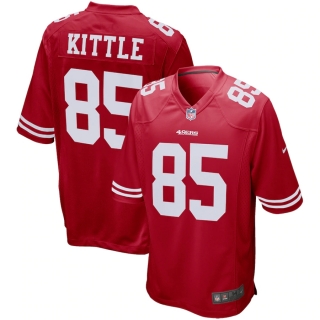 Men's San Francisco 49ers George Kittle Nike Scarlet Game Player Jersey