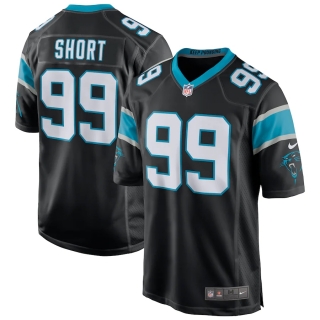 Men's Carolina Panthers Kawann Short Nike Black Game Jersey