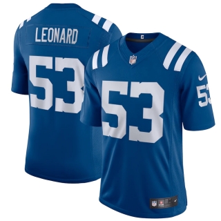 Men's Indianapolis Colts Darius Leonard Nike Royal Vapor Limited Jersey