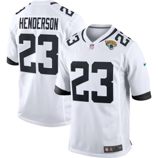 Men's Jacksonville Jaguars CJ Henderson Nike White Game Jersey