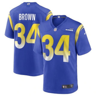 Men's Los Angeles Rams Malcolm Brown Nike Royal Game Jersey