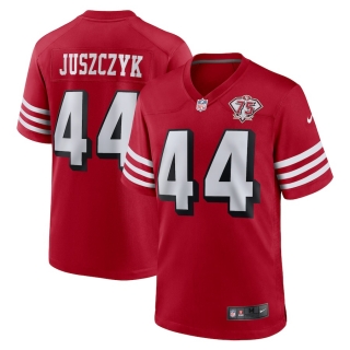 Men's San Francisco 49ers Kyle Juszczyk Nike Scarlet 75th Anniversary Alternate Player Game Jersey