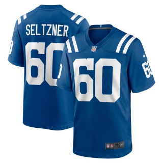 Men's Indianapolis Colts Josh Seltzner Nike Royal Game Player Jersey