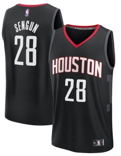 Men's Houston Rockets Alperen Sengun Fanatics Black Fast Break Replica Player Jersey - Statement Edition