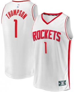 Men's Houston Rockets Amen Thompson Fanatics White Fast Break Replica Player Jersey - Association Edition