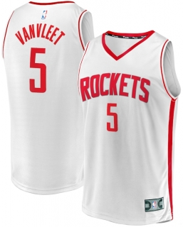 Men's Houston Rockets Fred VanVleet Fanatics White Fast Break Replica Player Jersey - Association Edition