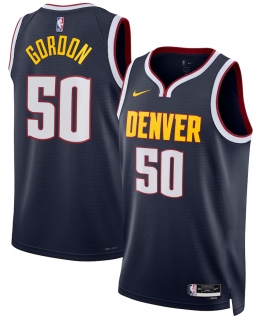 Unisex Denver Nuggets Aaron Gordon Nike Navy Swingman Replica Jersey - Icon Edition