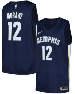 Men's Memphis Grizzlies Ja Morant Nike Navy Swingman Player Jersey - Icon Edition