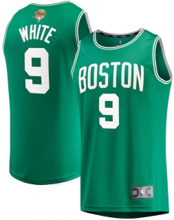 Men's Boston Celtics Derrick White Fanatics Kelly Green 2024 NBA Finals Fast Break Replica Player Jersey - Icon Edition