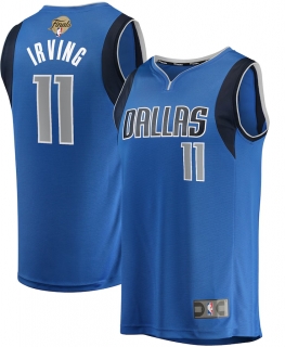 Men's Dallas Mavericks Kyrie Irving Fanatics Blue 2024 NBA Finals Fast Break Replica Player Jersey - Icon Edition