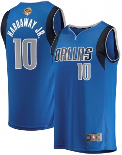 Men's Dallas Mavericks Tim Hardaway Jr Fanatics Blue 2024 NBA Finals Fast Break Replica Player Jersey - Icon Edition