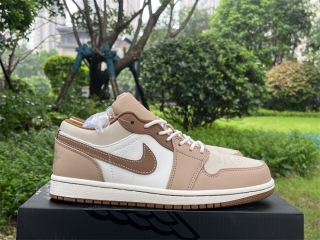 Authentic Air jordan 1 Low Premium “Tan Brown”