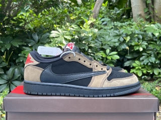 Authentic Travis Scott x Air Jordan 1 Low OG “Velvet Brown”