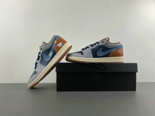 Perfect Air Jordan 1 Low “Denim” Men's Shoes