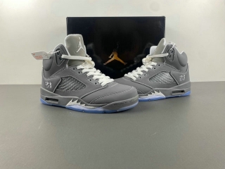 Perfect Air Jordan 5 Retro 'Wolf Grey' Men's Shoes