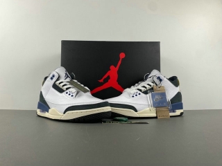 Perfect Air Jordan 3 OG SP “Diffused Blue” Men's Shoes